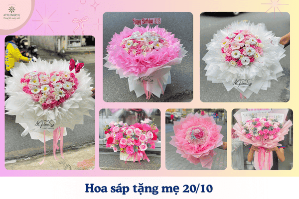 Mẫu Hoa Sáp Đẹp Và Ý Nghĩa Nhất Cho Lễ 2010